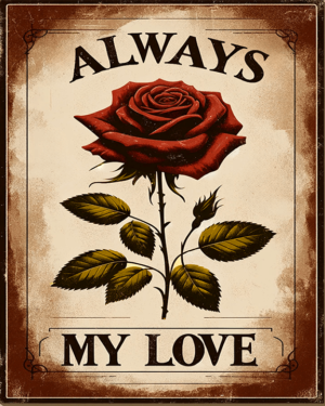 Always My Love Art Print