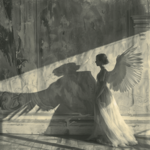 An Angel Walking Art Print