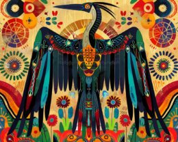 Boho Style Eagle Art Print