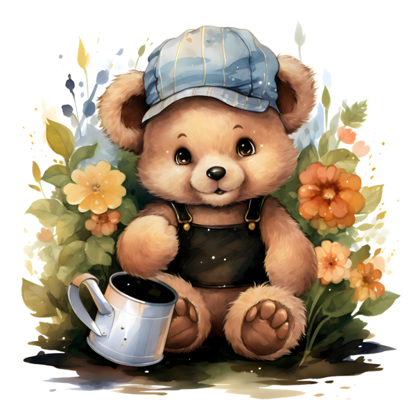 Cute Teddy Bear Art Print