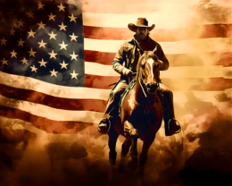 American Cowboy Art Print