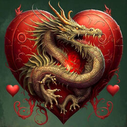 Dragon Heart Art Print