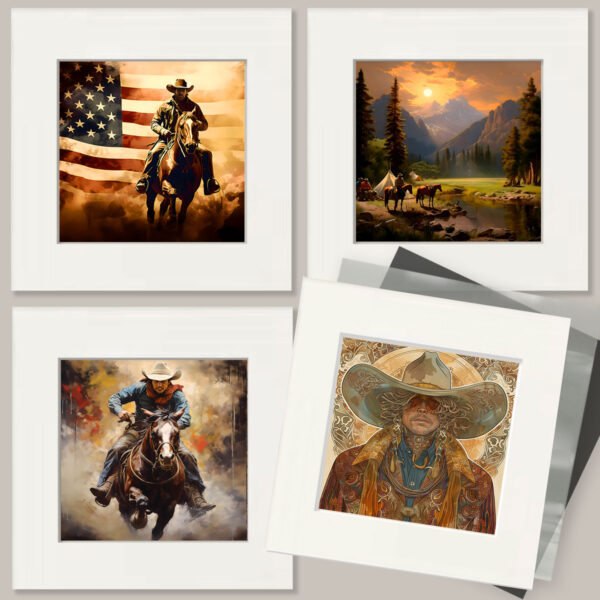 Cowboy Art Print Collection