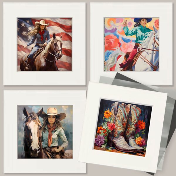 Cowgirl Art Print Collection