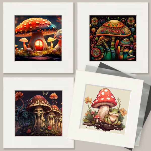 Mushroom Art Print Collection