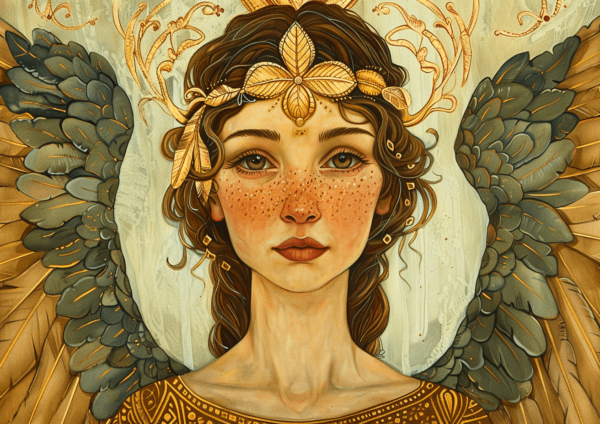 Freya the Norse Goddess Portrait Art Print