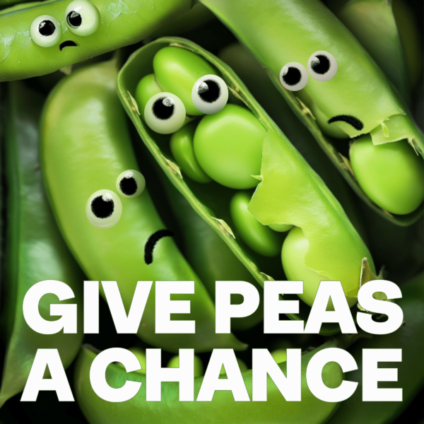 GIVE PEAS A CHANCE Art Print