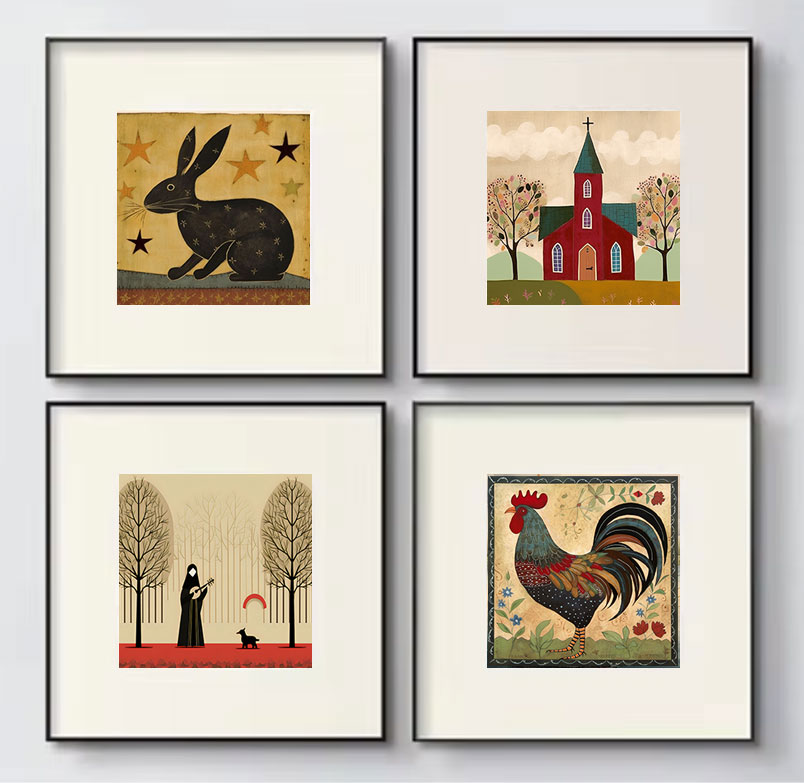 Folk Art Prints