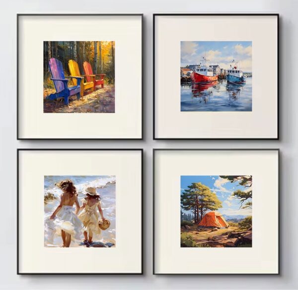 New England Art Print Collection