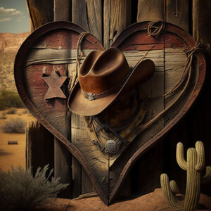 Cowboy Still Life Art Print