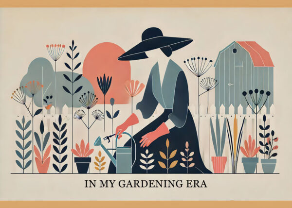 In My Gardening Era Art Print