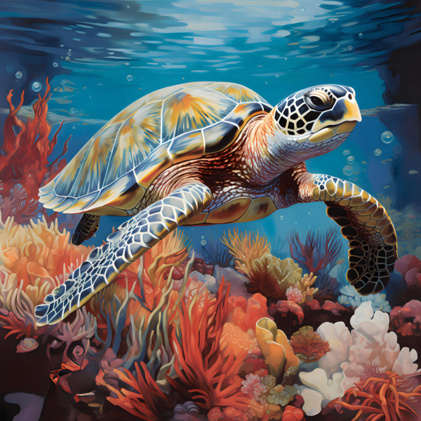 Sea Turtle Art Print