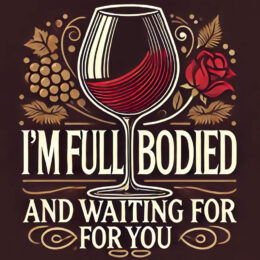 Humor - Wine - I'm Full Bodied and Waiting For You