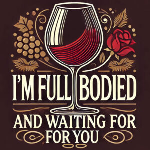 Humor - Wine - I'm Full Bodied and Waiting For You