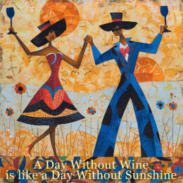 A Day Withour Wine is Like a Day Without Sunshine Art Print