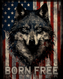 Wolf - Live Free Art Print