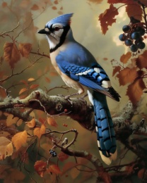 Blue Jay - Mowbi's Wildlife Art Print Collection