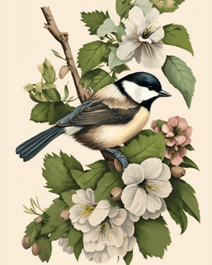 Chickadee - Mowbi's Wildlife Art Prints