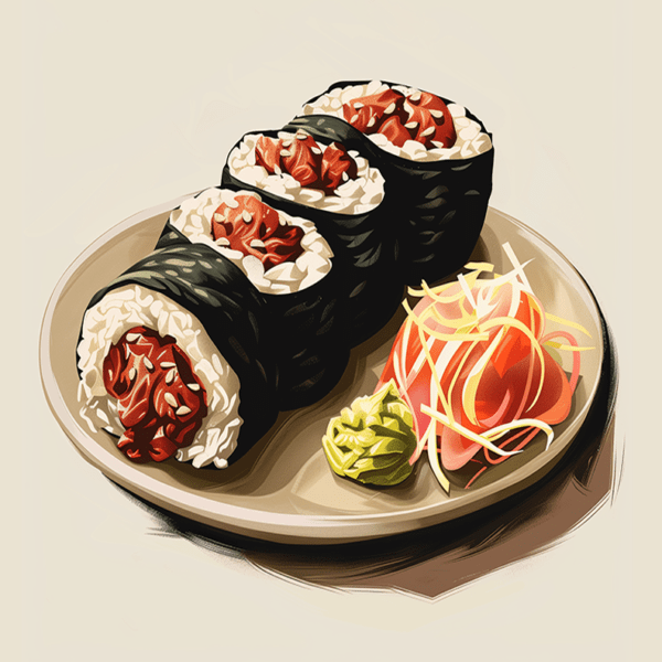 Sushi art print