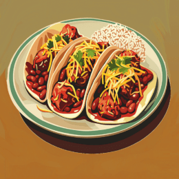 D Tacos art print