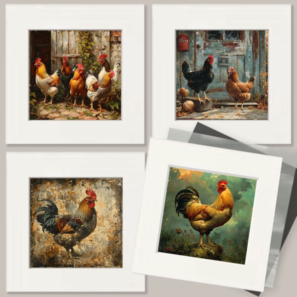 Classic Chicken Art Print Collection