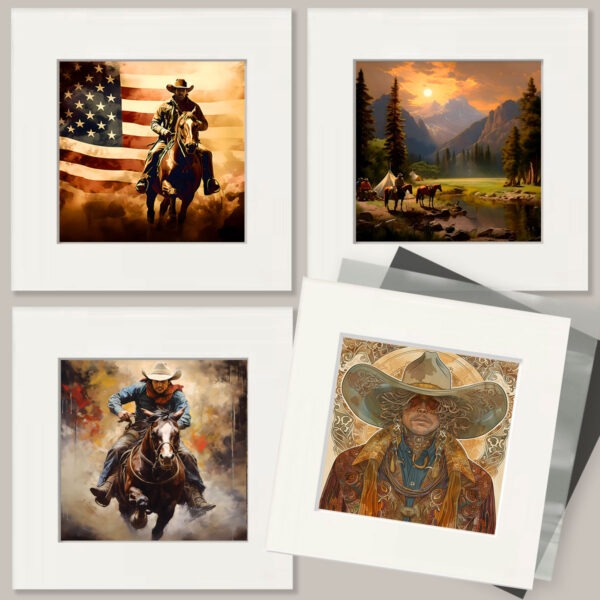 Wholesale Cowboy Art Print Collection