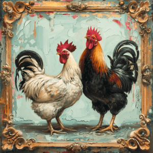 Vintage Chicken Art Print