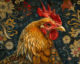 Old English Chicken Art Print