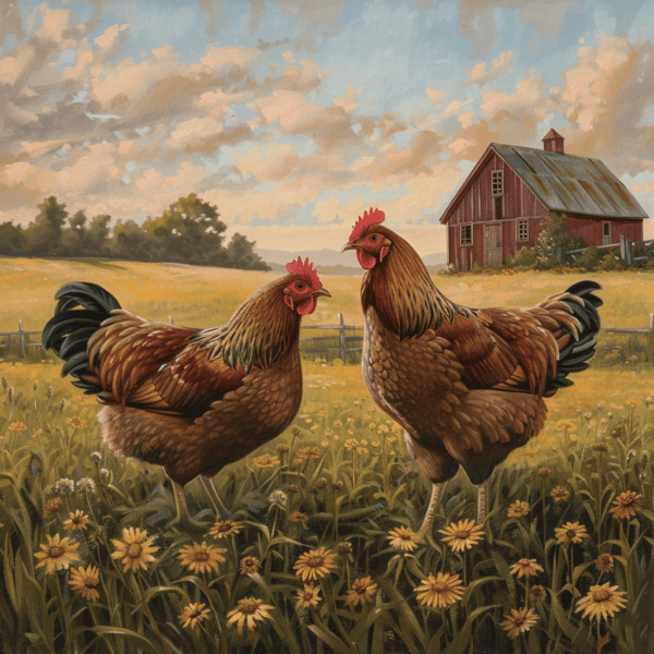 Chickens in the Field