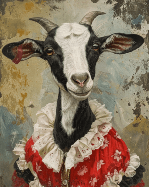 Goat Lady Art Print