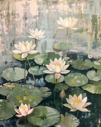 Classic Water Lilies Art Print