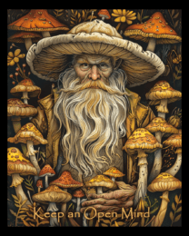 Keep an Open Mind Wizard Art Print