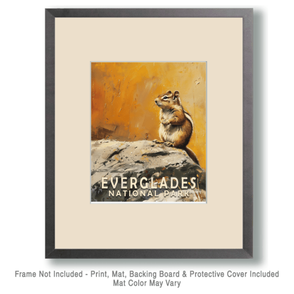 Chipmunk Art Print - Mowbi's Everglades