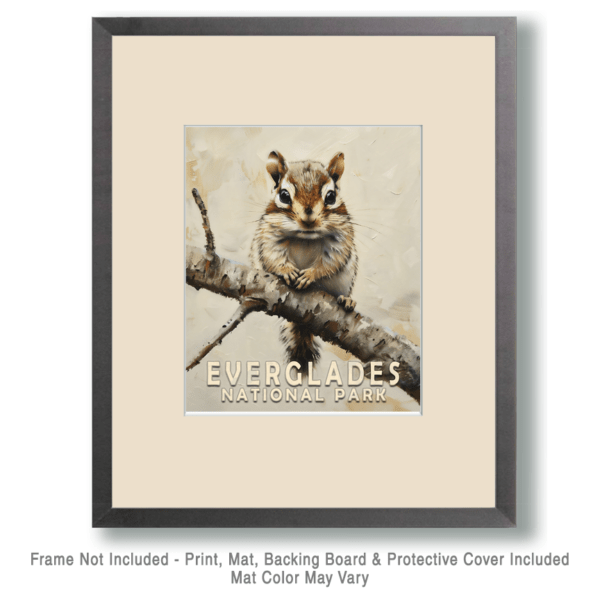 Chipmunk Kit Art Print - Mowbi's Everglades