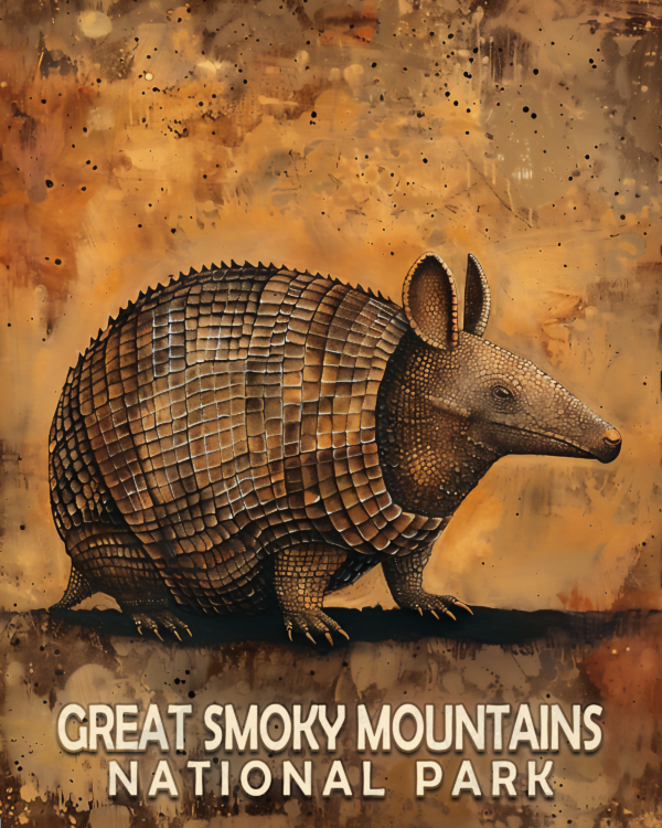 Smoky Mountains - Armadillo Art Print Collection