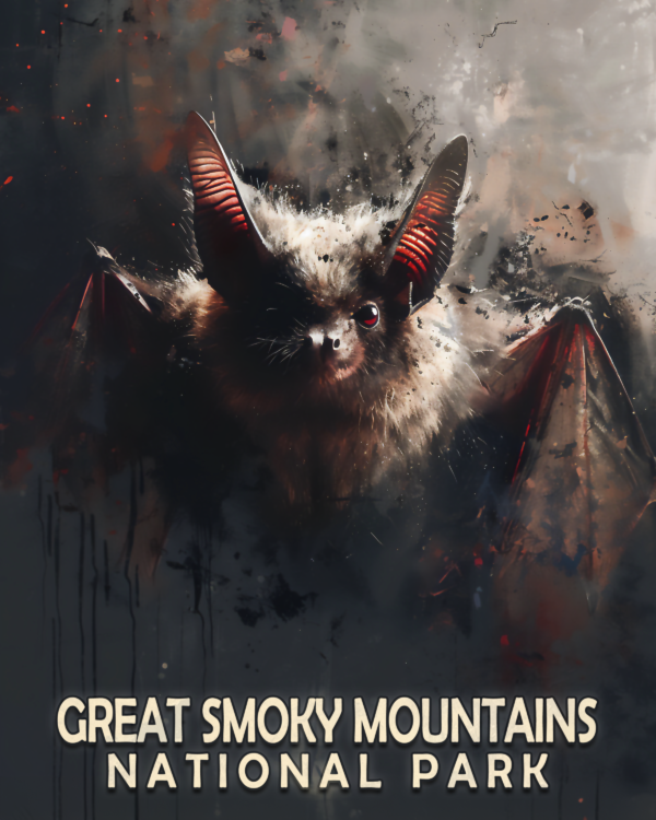 Bat - Mowbi's Smoky Mountains Art Print Collection