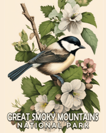 Chickadee - Mowbi's Smoky Mountains Art Print Collection