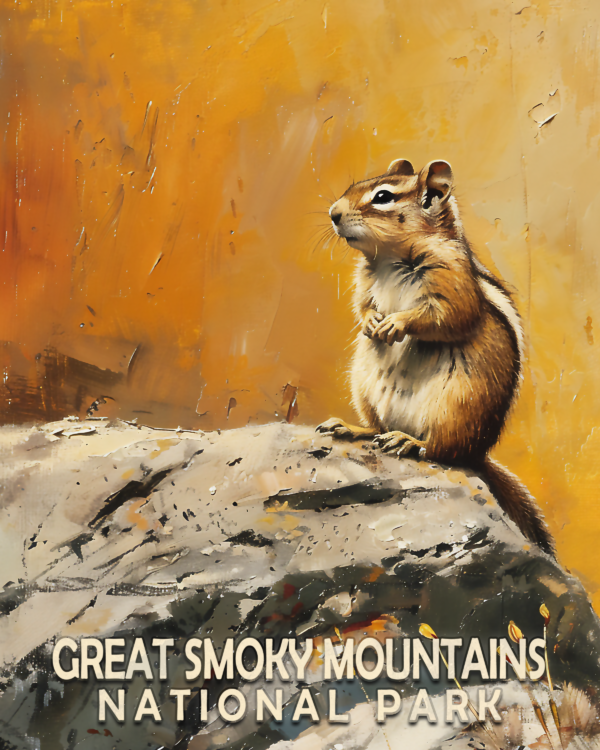 Chipmunk - Mowbi's Smoky Mountains Art Print Collection