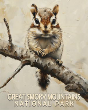 Chipmunk Kit - Mowbi's Smoky Mountains Art Print Collection