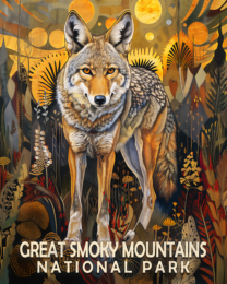 BOHO Coyote - Mowbi's Smoky Mountains Art Print Collection