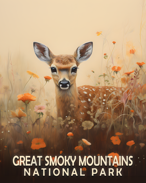 Fawn - Mowbi's Smoky Mountains Art Print Collection