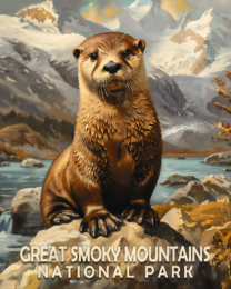 Otter - Mowbi's Smoky Mountains Art Print Collection