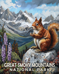 Red Squirrel - Mowbi's Smoky Mountains Art Print Collection