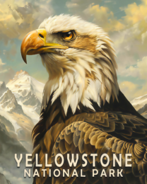 Bald Eagle - Yellowstone National Park Art Print