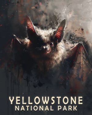 Bat - Yellowstone National Park Art Print