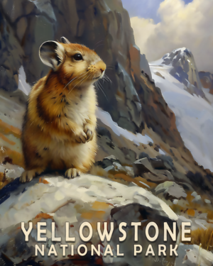 Pika - Yellowstone National Park 8"x10" Art Print