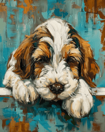 Petit Basset Griffon Vendéen Puppy Art Print