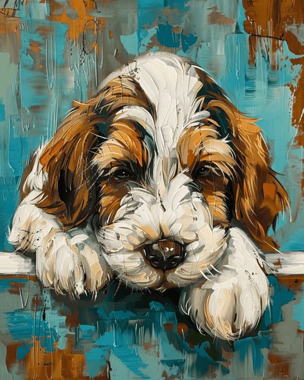 Petit Basset Griffon Vendéen Puppy Art Print