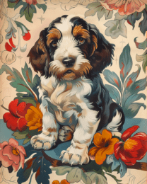 BOHO Petit Basset Griffon Vendéen Art Print