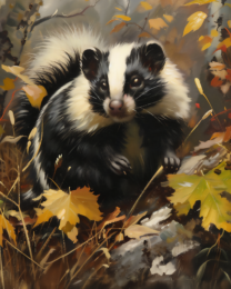 Spotted Skunk - Mowbi's Wildlife Art Print Collection